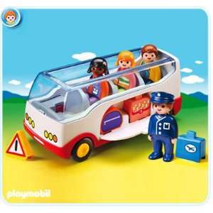  Playmobil 6773 1.2.3 Airport Shuttle Bus Toys & Games
