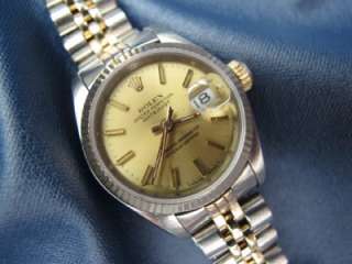   Lady Rolex Datejust Stainless &14kt Gold Jubilee Ref 69160 #382  