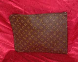 Louis Vuitton Monogram Pochette document case M53456 Authetic clutch 