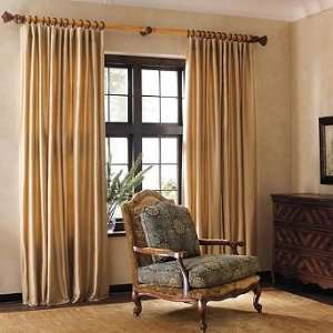   Serico Silk Draperies   Gold, 120L x 48W   Frontgate