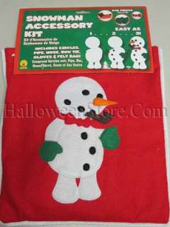 Snowman Decorating Kit  EVA pieces pack.