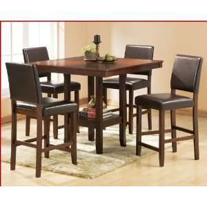   Welton USA Counter Height Dining Set Alford WN F216 5 Furniture