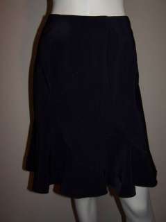 WHITE HOUSE BLACK MARKET Godet Flirty Flared Skirt Size 8  