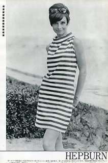 AUDREY HEPBURN in Swimsuit 1966 Vintage JPN PINUP 7x10 #LG R  