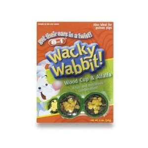 8in1 Wacky Wabbit Wood Cups Alfalfa Combo  Kitchen 