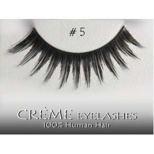  Creme Fashion Eye Lashes Pair #5 (Pack of 4) Beauty