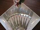 Antique ARBUTUS~Set of 10 Silver Dinner Forks ~Wm Rog