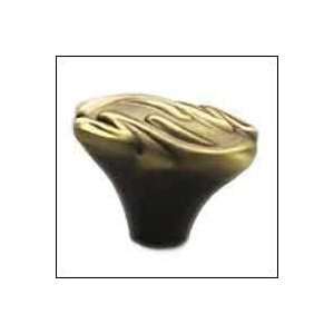  Schaub & Company 831 ALB Forged Solid Brass Oval Knob 