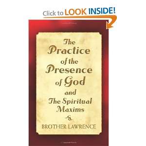   of God and The Spiritual Maxims [Paperback] Brother Lawrence Books