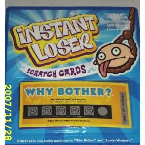   Scratch Cards, 2 pack Why Bother and Losers Weepers Toys & Games