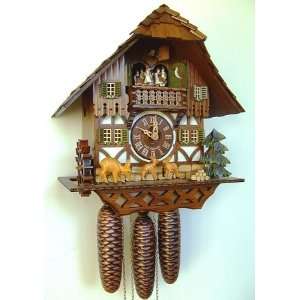  Anton Schneider Cuckoo Clock, Jumping Fawns, Model #8TMT 