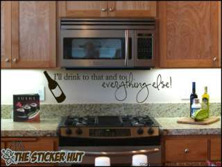  to that and  Kitchen Wall Stickers Decals Quotes 447