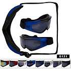 Mens Wrap Style Goggles for Biker Quad Race Skydive Ski (Style SC0121 