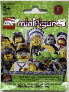 MINIFIGURES Lego Mystery Pack Series 3 Set #8803 2010  