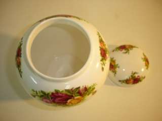 Royal Albert Old Country Rose Ginger Jar with lid old  