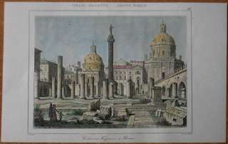 1851 print TRAJANS COLUMN, ROME (#67)  