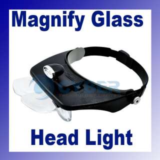   Headlamp Magnifying Glass Magnifier 1.2X 1.8X 2.5X 3.5X  