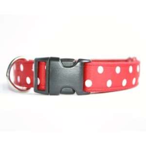  Red Betsy Dog Collar (Size Sm 12 16)