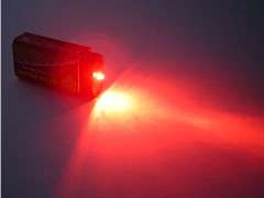 VOLT ( 9V ) RED LED SNAP CAP ULTRA LITE FLASHLIGHT  