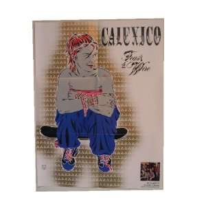  Calexico Poster Feast Of Wire Girl Sitting Skateboard 