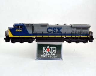 CSX 9024 C44 9W Diesel Kato 176 3402 N Scale [MY15.26]  