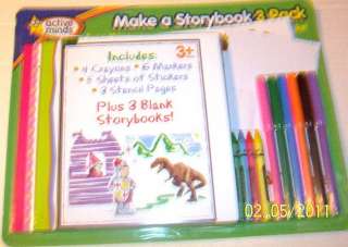 ACTIVE MINDS MAKE A STORYBOOK 3 PACK CREATE 3 BOOKS NEW  