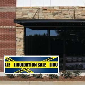 com Business Banner   2 x 6 Liquidation Sale 10 oz. Vinyl Banner 