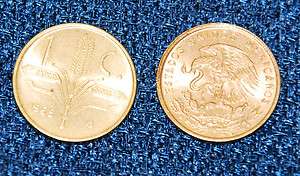 1965 Mexico 1 Centavo Mexican Coin   Rare Coin Low Mintage  