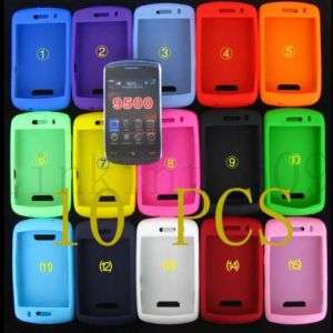 10pcs Silicone Case Skin for Blackberry Storm 9500 9530  