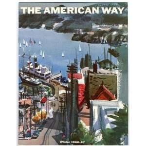  American Way Winter 1966 67 Airline Inflight Magazine 