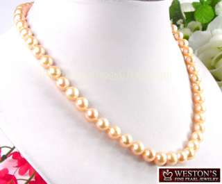 5MM NATURAL PINK CULTURED FRESHWATER PEARL NECKLACE  