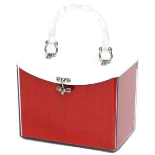 becky brown fashion handbag with white lid  