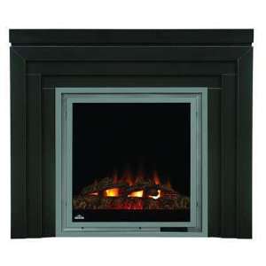  Electric Log Fireplace with Metro Mantel Traditional Log 