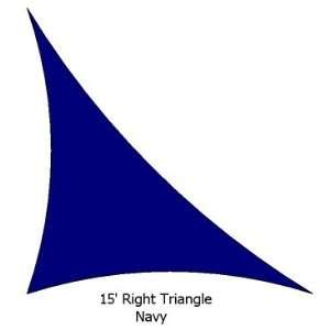  Triangle Navy Blue Color Premium Quality Heavy Duty Sun Shade Sail 