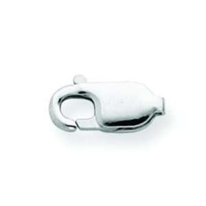  14K White Gold Lobster Clasp 13.5mm