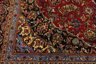 LARGE TRADITIONAL FLORAL RED 9X14 MASHAD PERSIAN ORIENTAL AREA RUG 