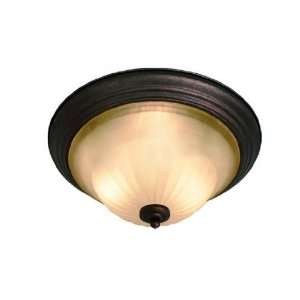  Bronze Wayne Flush mount Ceiling Fixture from the Wayne Collection