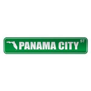   PANAMA CITY ST  STREET SIGN USA CITY FLORIDA