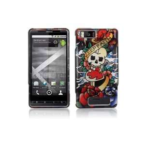   MB810 Droid X Graphic Case   Koi Skull Cell Phones & Accessories