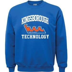  Kingsborough Community College Wave Royal Blue Youth Technology 