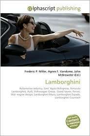 Lamborghini, (6130263090), Frederic P. Miller, Textbooks   Barnes 