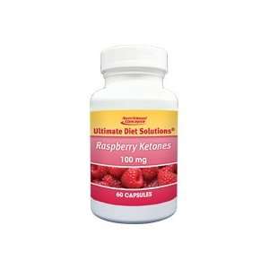   Ultimate Diet Solutions Raspberry Ketones    100 mg   60 Capsules