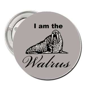  2.25 Button Pin Badge I Am the Walrus 