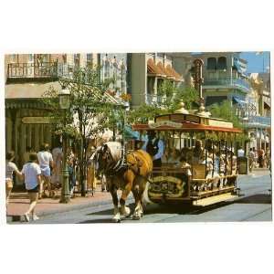  Walt Disney World Trolley Ride Down Main Street U.S.A. 3x5 