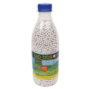 5500 Ct .24 Bio BBs Biodegradable   White Bottle  Sports 