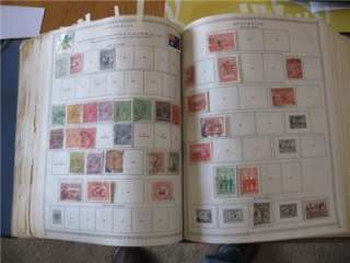 Vintage Minkus Comprehensive Postage Stamp Album & Stamps  