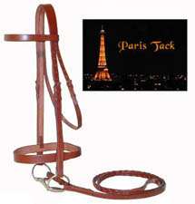 Paris Tack English Hunt Bridle with Reins Full CH  