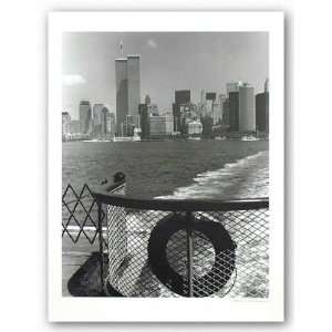 View of World Trade Center from Staten Island Ferry by Christopher 