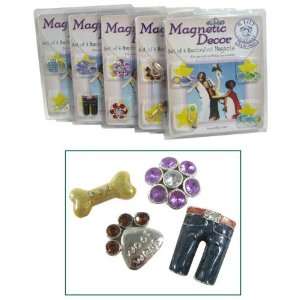   Magnetic Charms Great for Locker or Fridge Arts, Crafts & Sewing