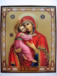 THEOTOKOS Our Lady of Vladimir HOLY VIRGIN MARY Orthodox Icon Mother 